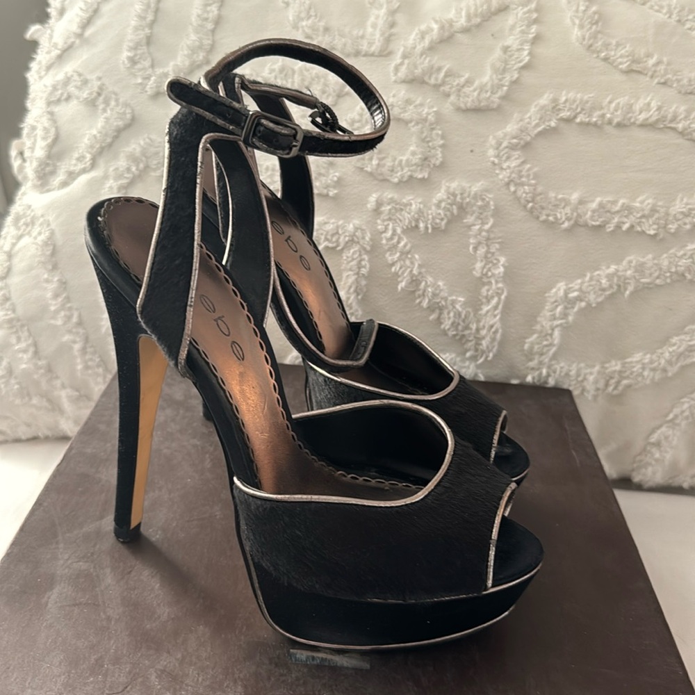 Bebe black heels